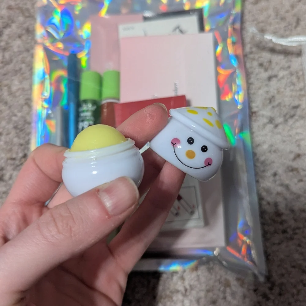 Makeup Bag with Assorted Cosmetics + Mystery Bag Of Goodies